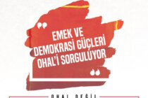 “OHAL Değil Demokrasi İstiyoruz” Forumu