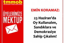 23 Haziran’da Oy Kullanalım, Sandıklara ve Demokrasiye Sahip Çıkalım!