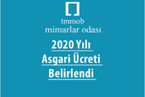 Ücretli Çalışan Mimarlar İçin 2020 Yılı Asgari Ücreti Belirlendi