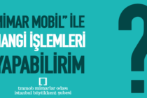 “Mimar Mobil” Uygulaması İle Hangi İşlemleri Yapabilirim?