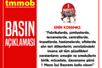 EMEĞİN BAYRAMI KUTLU OLSUN! YAŞASIN 1 MAYIS!