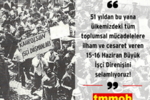 15-16 Haziran Direnişi’nin Yıldönümünde Emeğin Haklarına Sahip Çıkmaya Devam Ediyoruz