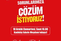 Emeğimize, mesleğimize, haklarımıza sahip çıkıyor #çözümistiyoruz