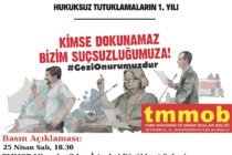 Hukuksuz Tutuklamaların 1. Yılında Adalet Nöbeti’nde Buluşuyoruz