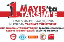1 Mayıs’ta Taksim’e!