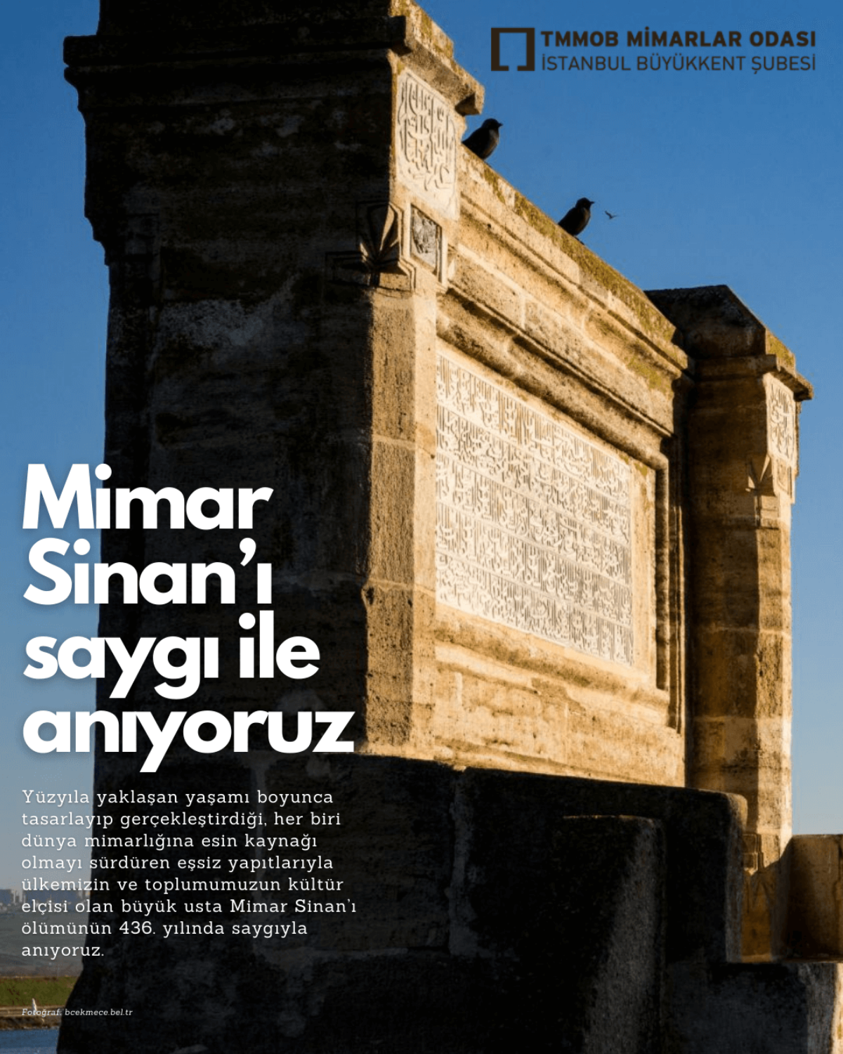 Mimar Sinan’ı Anma ve Cengiz Bektaş Konferansı