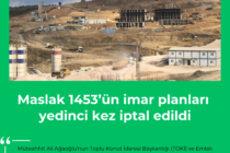 Maslak 1453’ün imar planları yedinci kez iptal edildi