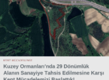 Kuzey Ormanları’nda 29 Dönümlük Alanın Sanayiye Tahsis Edilmesine Karşı Kent Mücadelemizi Başlattık!