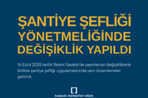Şantiye Şefliği Yönetmeliğinde Değişiklik Yapıldı
