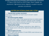 Resmî Gazete’de Yayımlanan Yönetmelik Değişikliğiyle, Sığınakların Yapım, Kullanım ve Denetim Esasları Yeniden Düzenlendi.