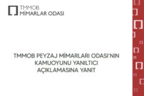 TMMOB PEYZAJ MİMARLARI ODASI’NIN KAMUOYUNU YANILTICI AÇIKLAMASINA YANIT!