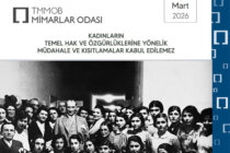 Mimarlar Odası Basın Açıklaması: Kadınların Temel Hak ve Özgürlüklerine Yönelik Müdahele ve Kısıtlamalar Kabul Edilemez