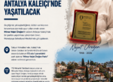 Mimar Nejat Üreğen’in adının Antalya Kaleiçi’nde bir parkta yaşatılması yönündeki öneri, Muratpaşa Belediyesi Meclisi’nde görüşülecek.