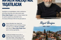Mimar Nejat Üreğen’in adının Antalya Kaleiçi’nde bir parkta yaşatılması yönündeki öneri, Muratpaşa Belediyesi Meclisi’nde görüşülecek.