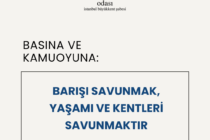 BARIŞI SAVUNMAK, YAŞAMI VE KENTLERİ SAVUNMAKTIR