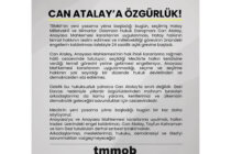 CAN ATALAY’A ÖZGÜRLÜK!