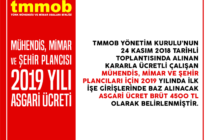 Mühendis, Mimar ve Şehir Plancıları Asgari Ücreti 2019 Yılı İçin 4500 TL Olarak Belirlendi